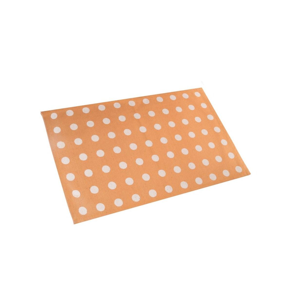 Tappeto cm.50x80 Arancione a Pois | Vacchetti