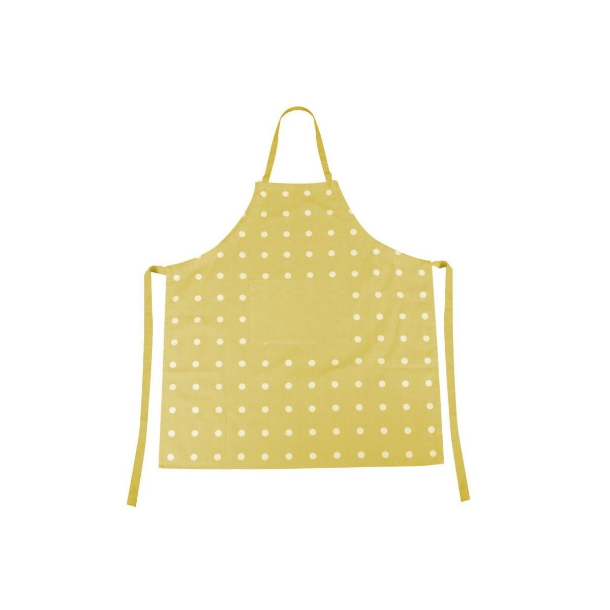 Grembiule Unicoeraro Giallo Lime Pois cm.80x90 | Vacchetti