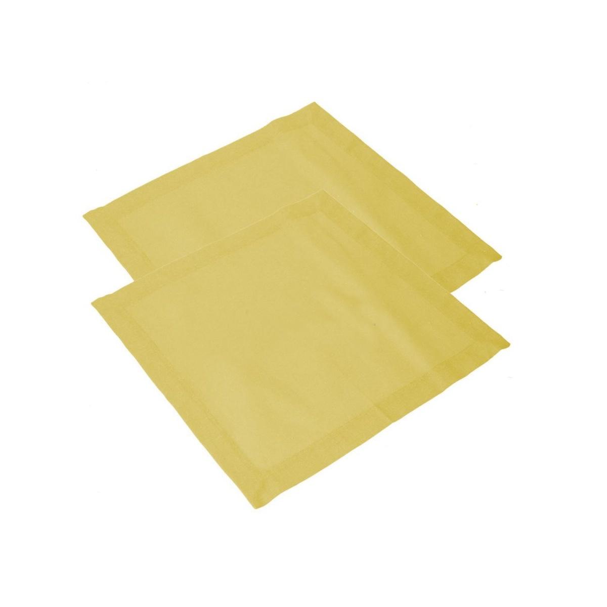 Tovagliolo 40x40 Unico e Raro Pop Giallo Set pz.2 | Vacchetti