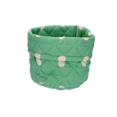 Portapane Unicoeraro Pois Verde cm.16x18 | Vacchetti