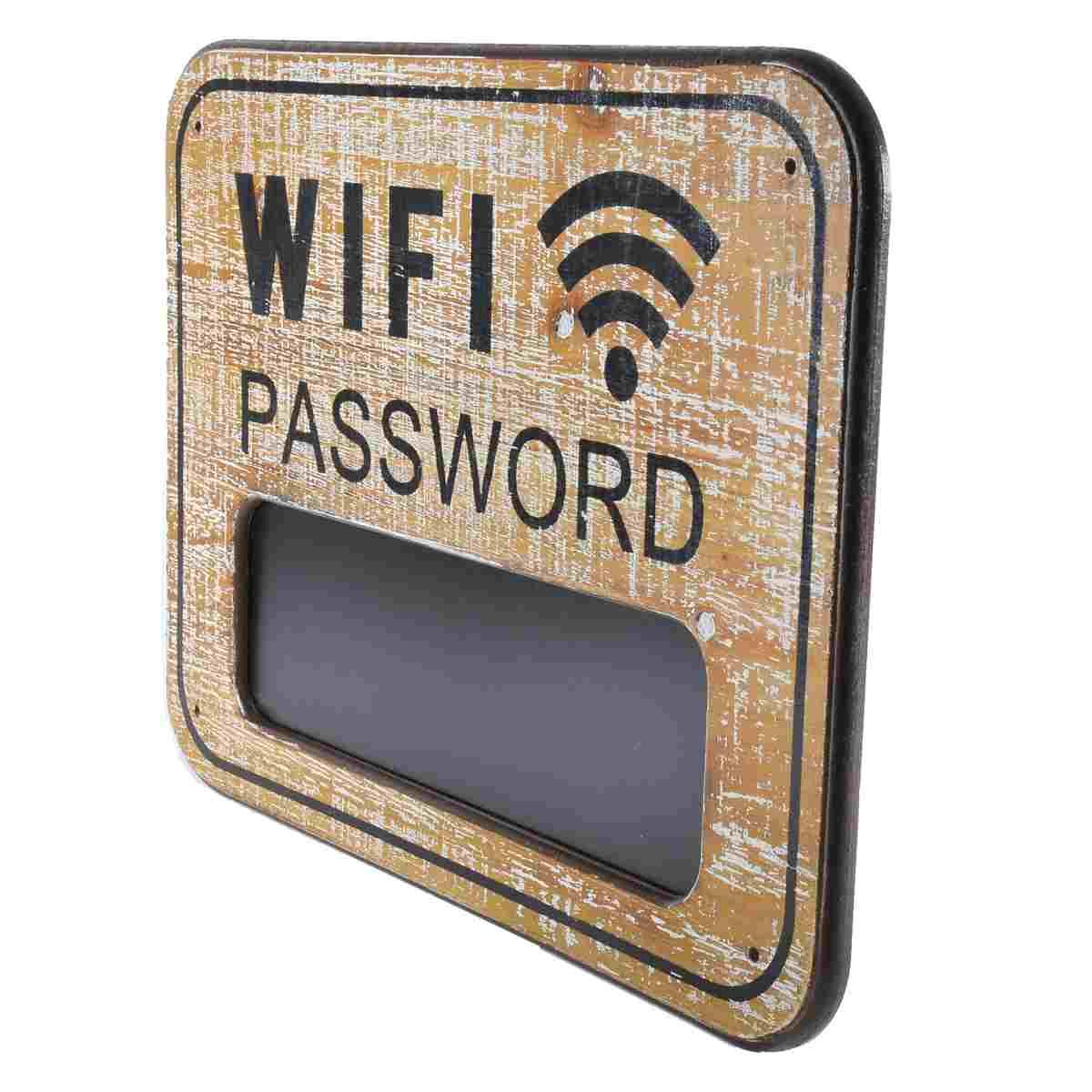 Targa Natalizia Legno Wi-Fi con Lavagna cm.39x29 |Vacchetti