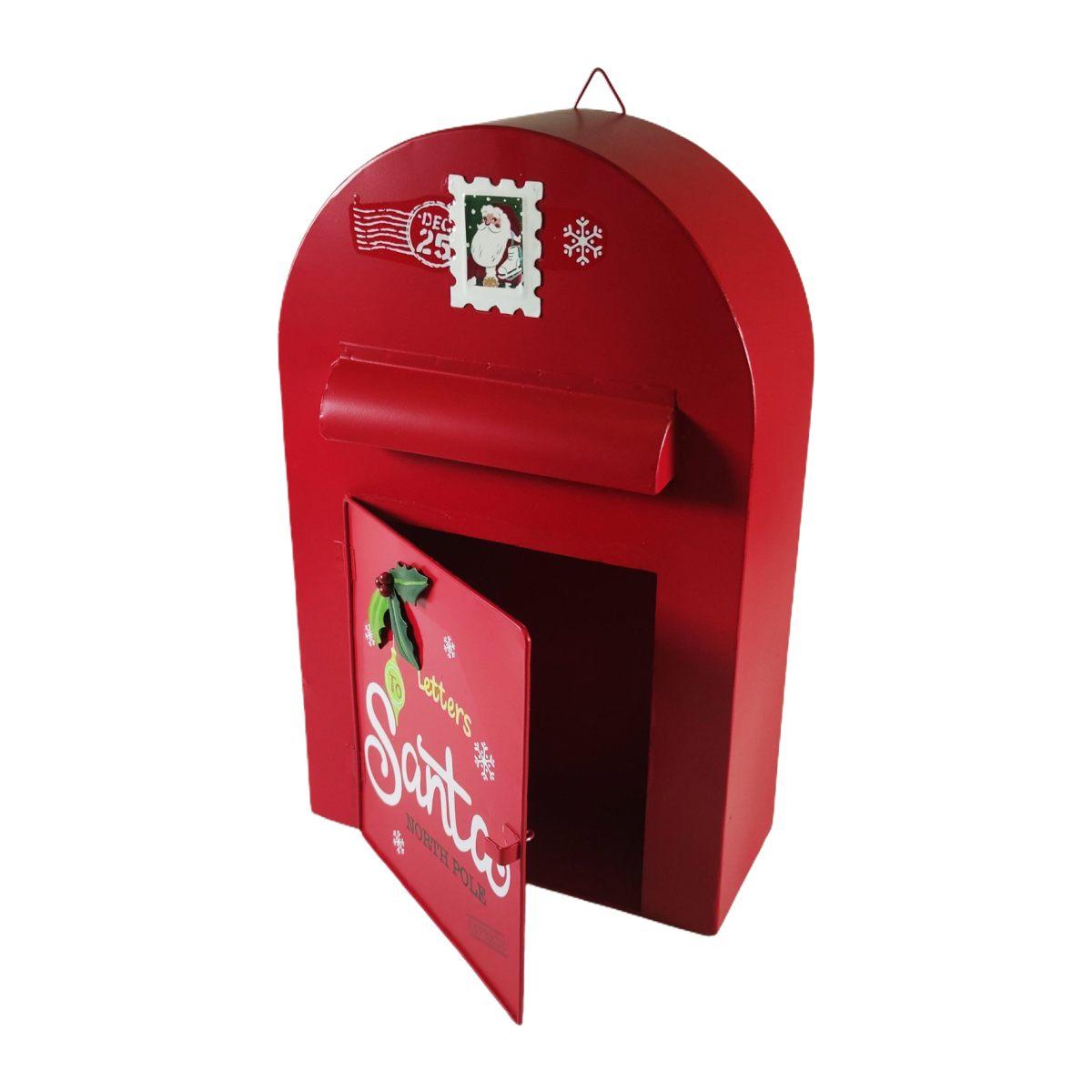 Cassetta Postale Metallo Natale cm.24,5x12xh38 |Vacchetti