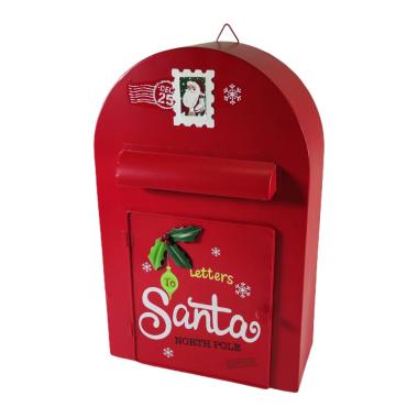 Cassetta Postale Metallo Natale cm.24,5x12xh38 |Vacchetti