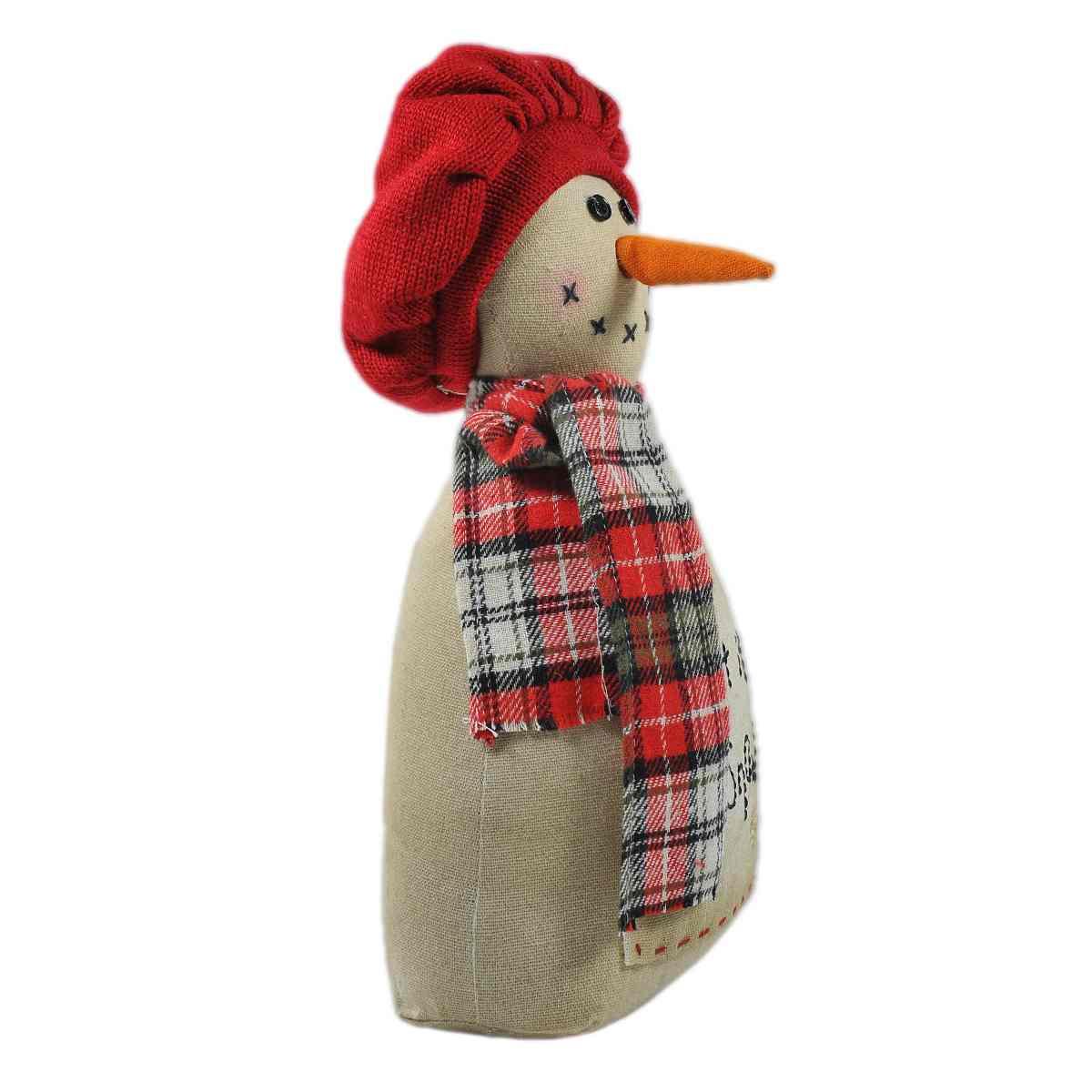 Fermaporta in Tessuto Pupazzo Neve cm.15x28 |Vacchetti