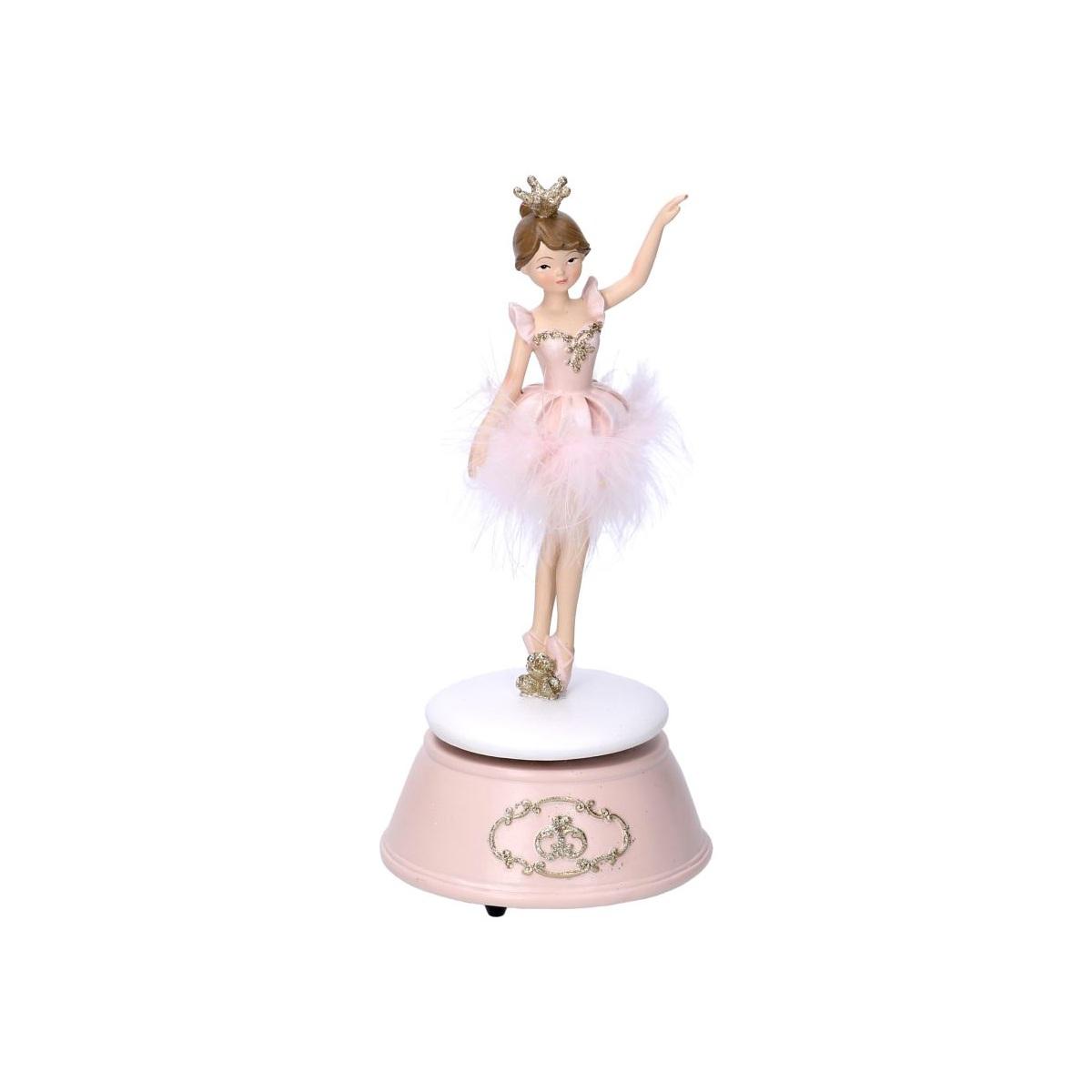 Carillon Resina Ballerina cm.11x11xh22 |Vacchetti
