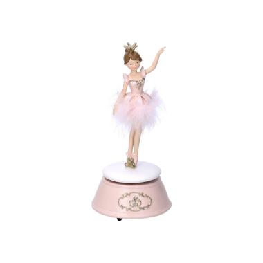 Carillon Resina Ballerina cm.11x11xh22 |Vacchetti