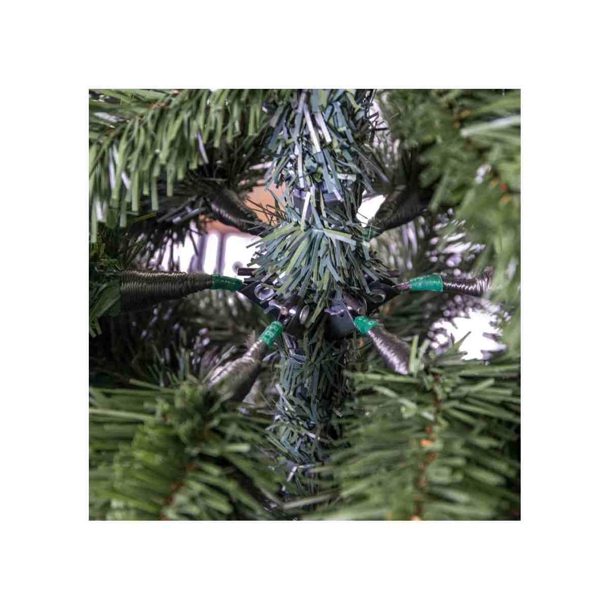Albero Natale cm.210 Verde Slimt. Vettore 972 Rami |Vacchetti