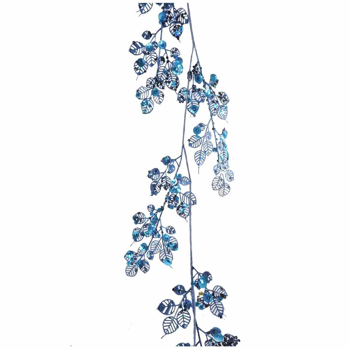 Ghirlanda cm.150 Ramo Blu Petrolio |Vacchetti