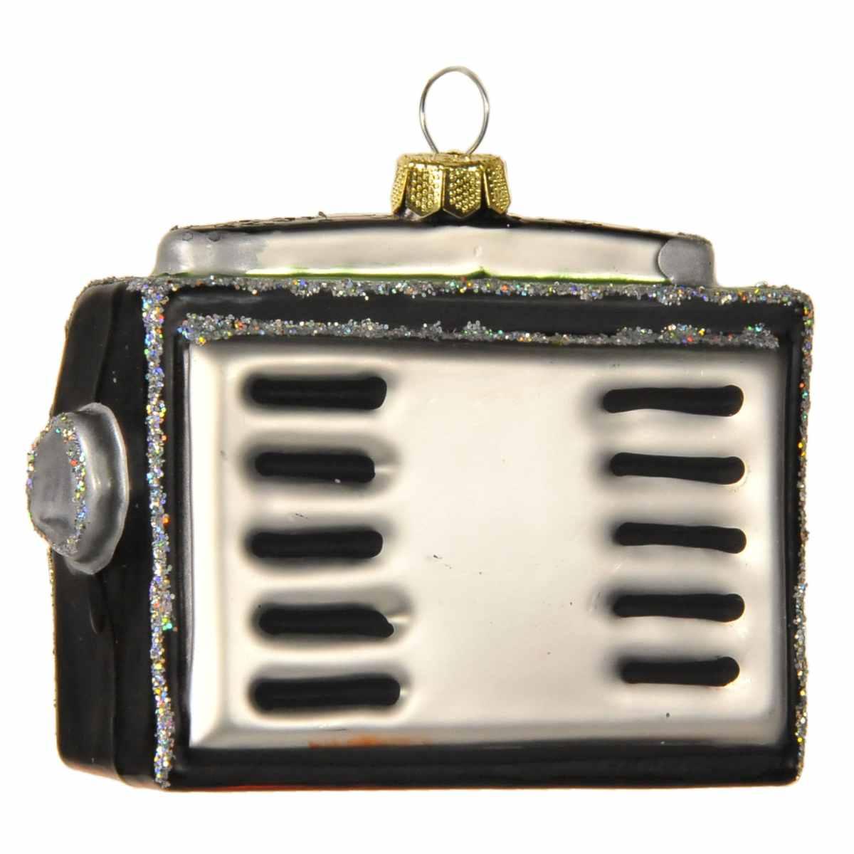 Pallina Natale Vetro Collezione cm.8 Radio |Inge's Glass