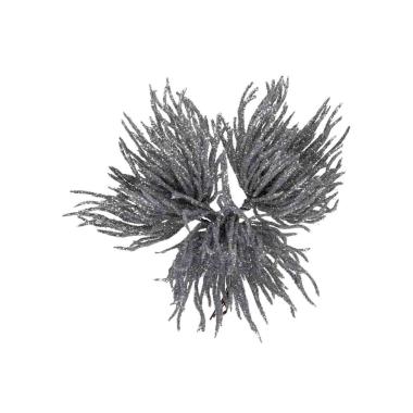 Fiore Natale Argento Pick cm.15x13 |Vacchetti