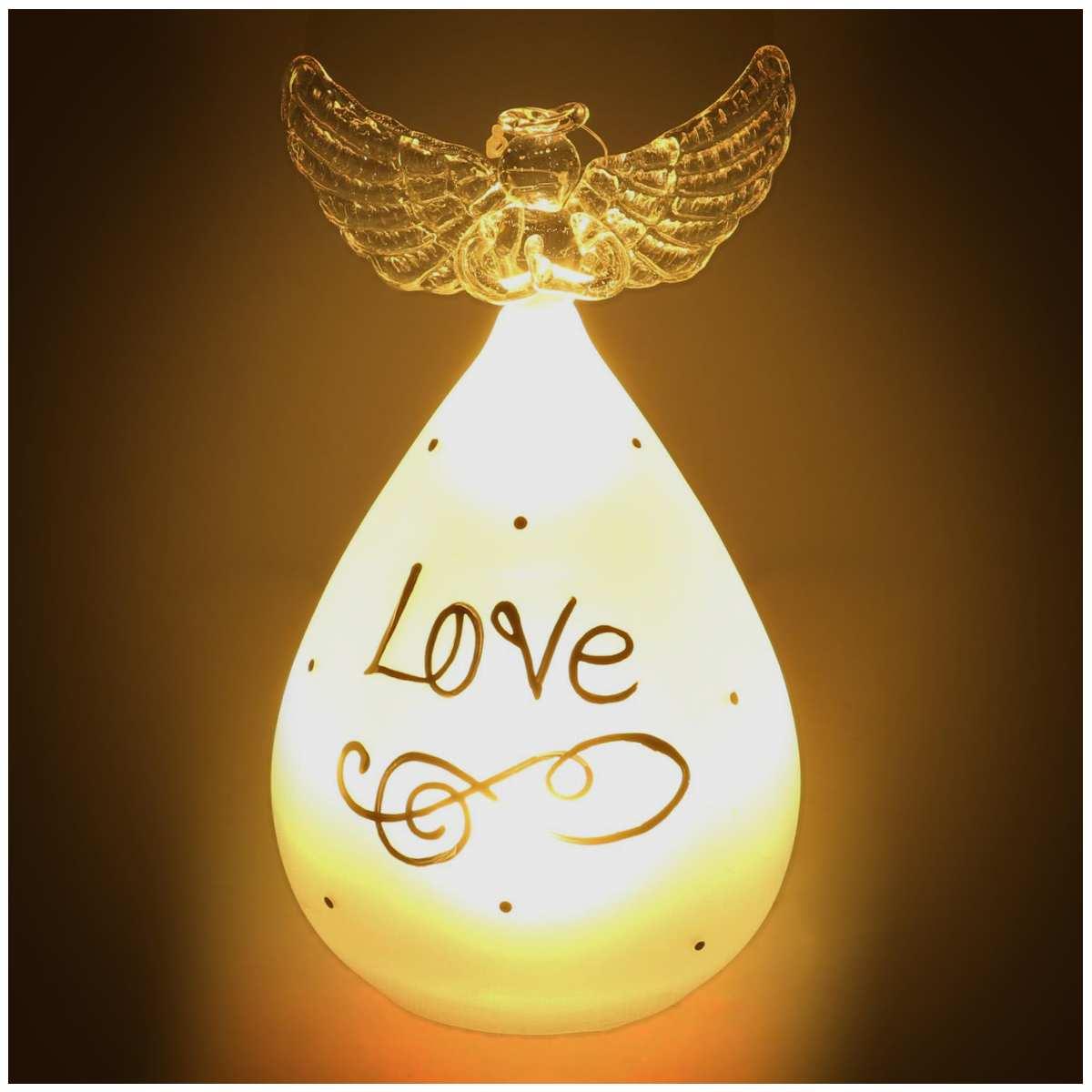 Angelo Vetro Scritta cm.hope con LED cm.9xh16 |Vacchetti