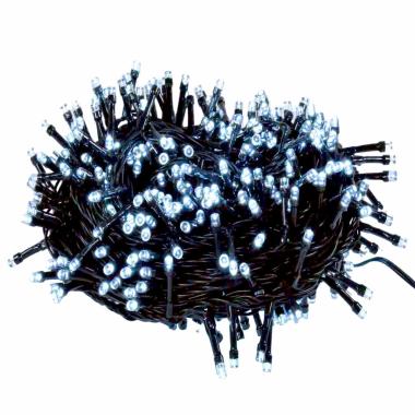 Luci Natale esterno LED 450 Bianco Freddo con Giochi Prolungabile |Silani