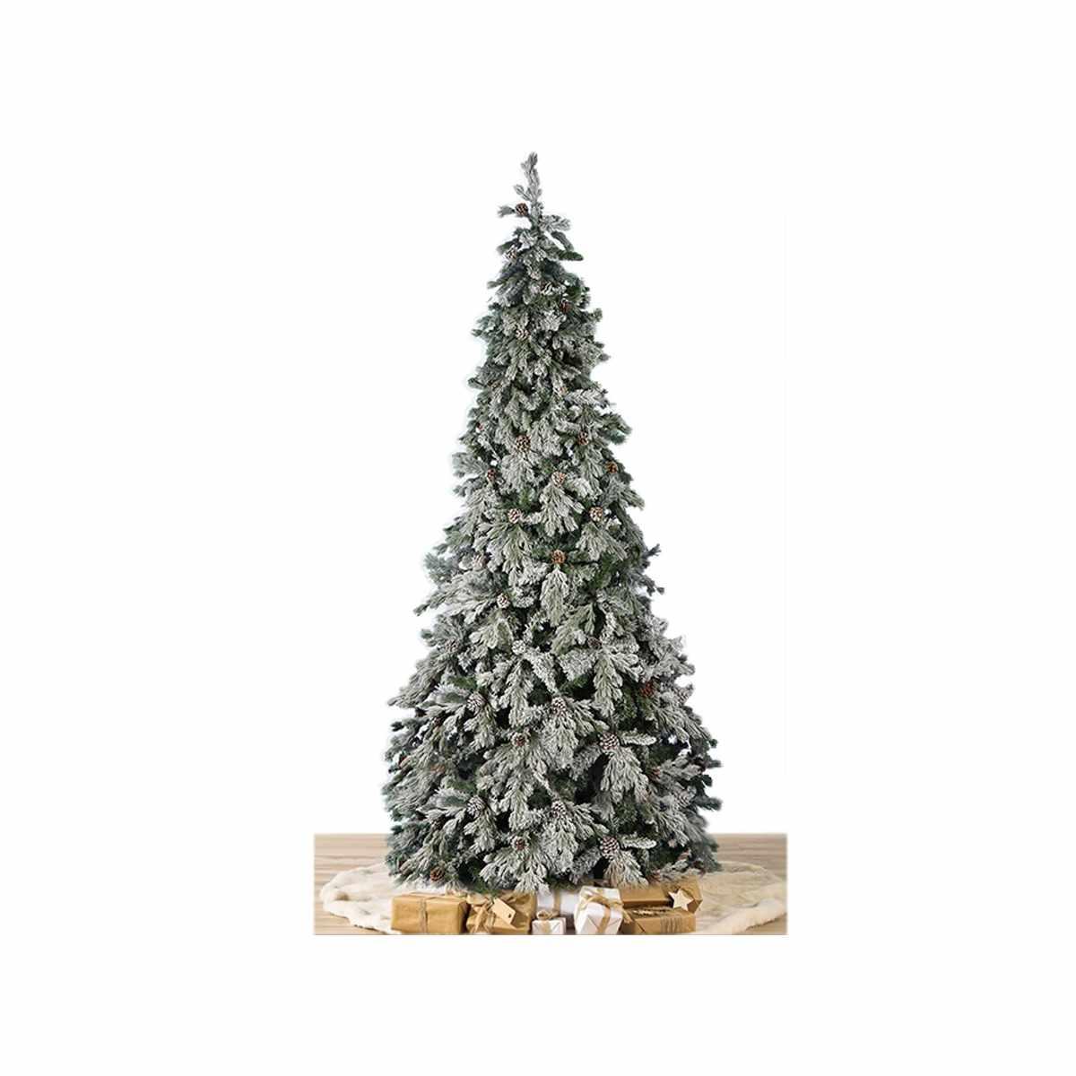 Albero Natale cm.180 Verde Innevato Maries |Silani