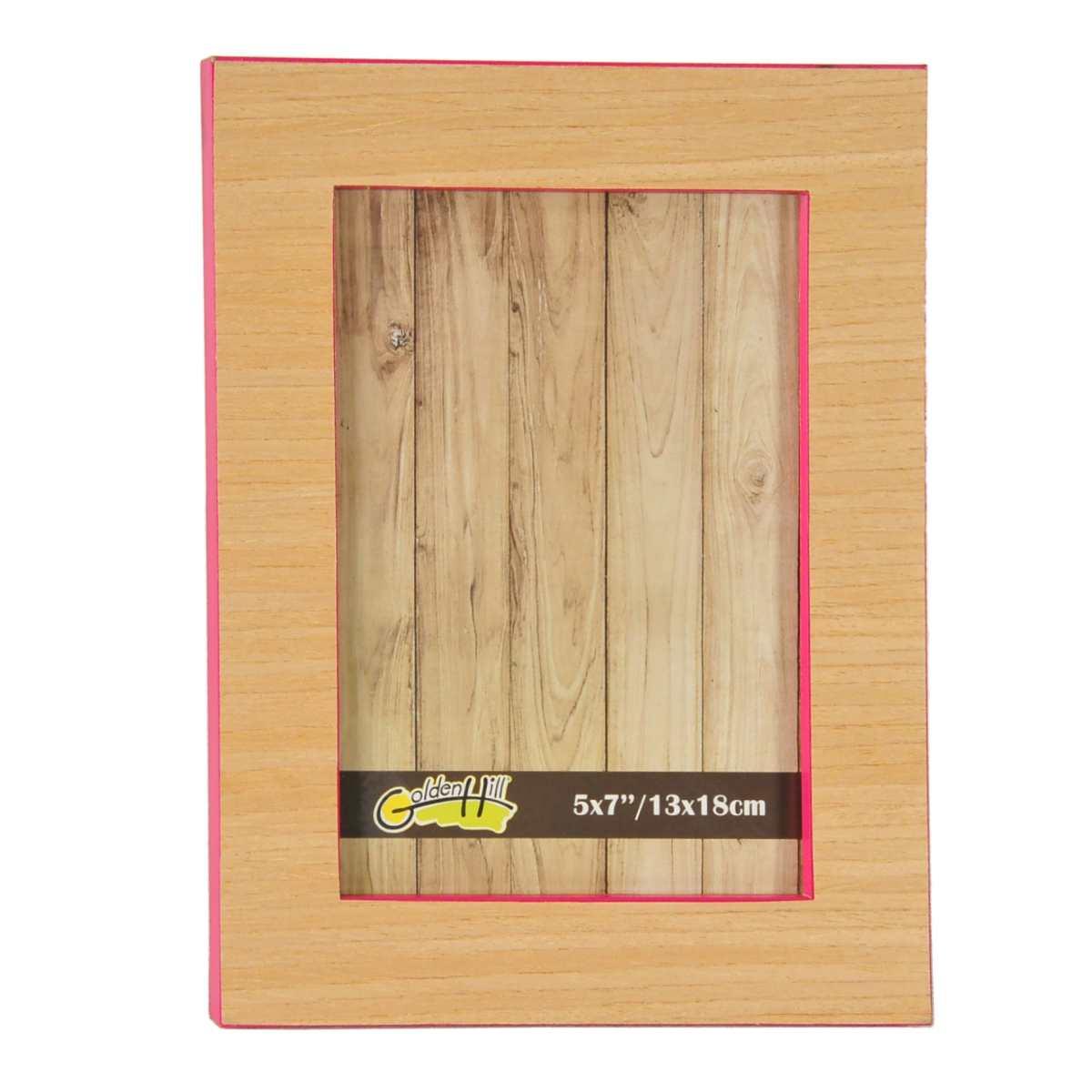 Cornice Legno cm.13x18 Legno Rosa | Golden Hill