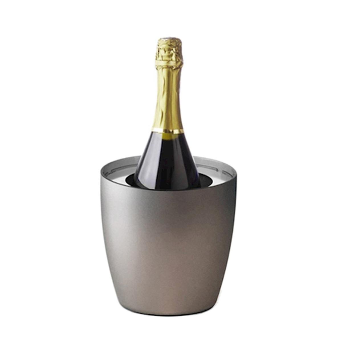 Porta Bottiglie PVC Termico Wegg Silver cm.17xh38 | H&H