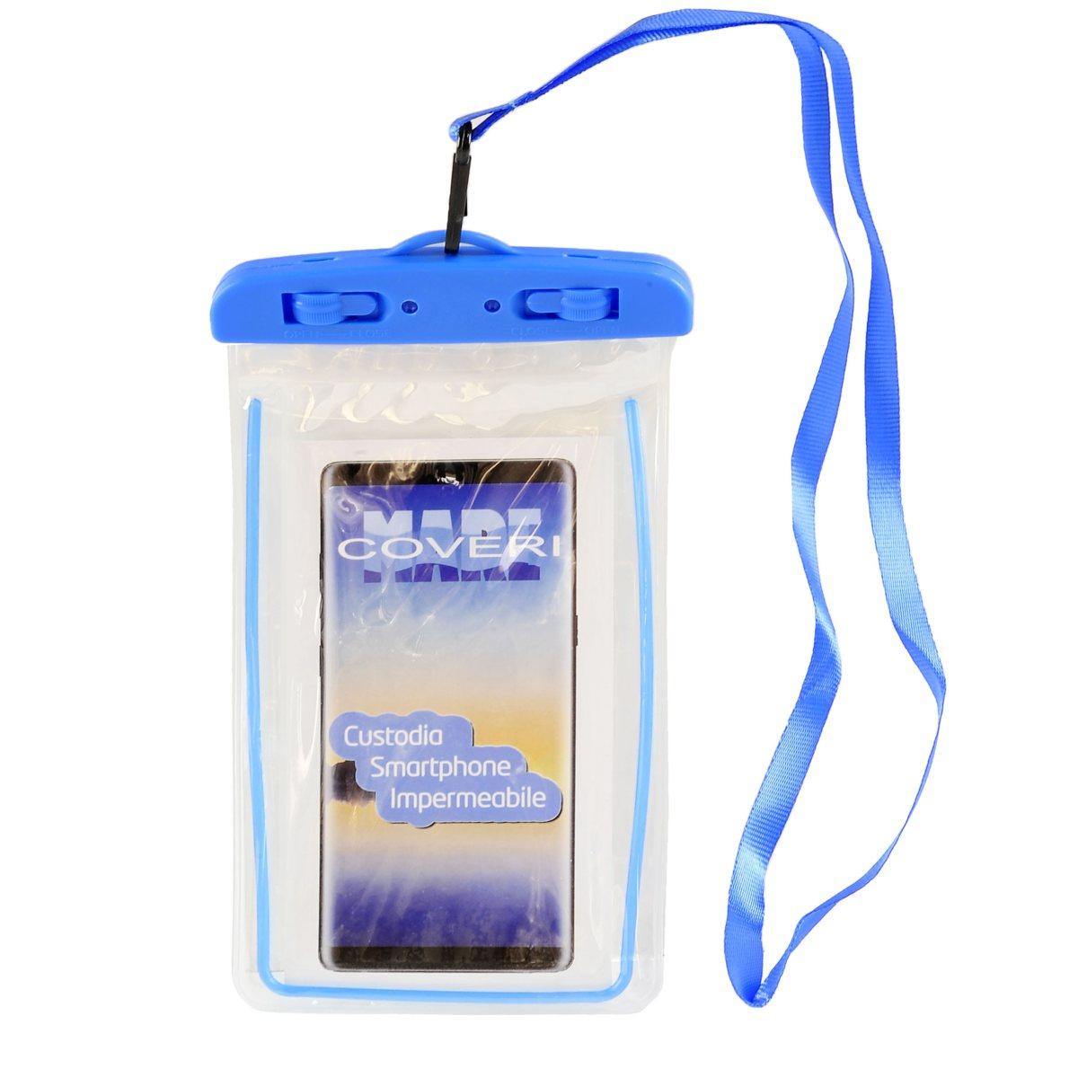 Porta Cellulare Impermeabile Blu cm.10x20 | M2 Store