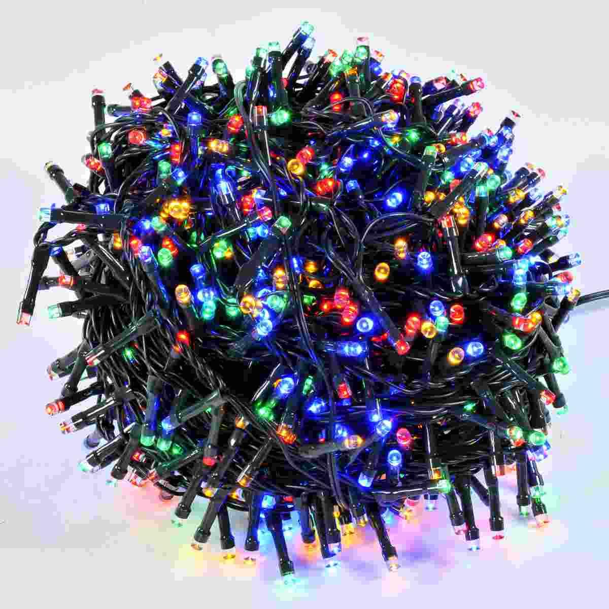 Luci Natale Esterno LED 960 Multicolor con Giochi |M2 Store