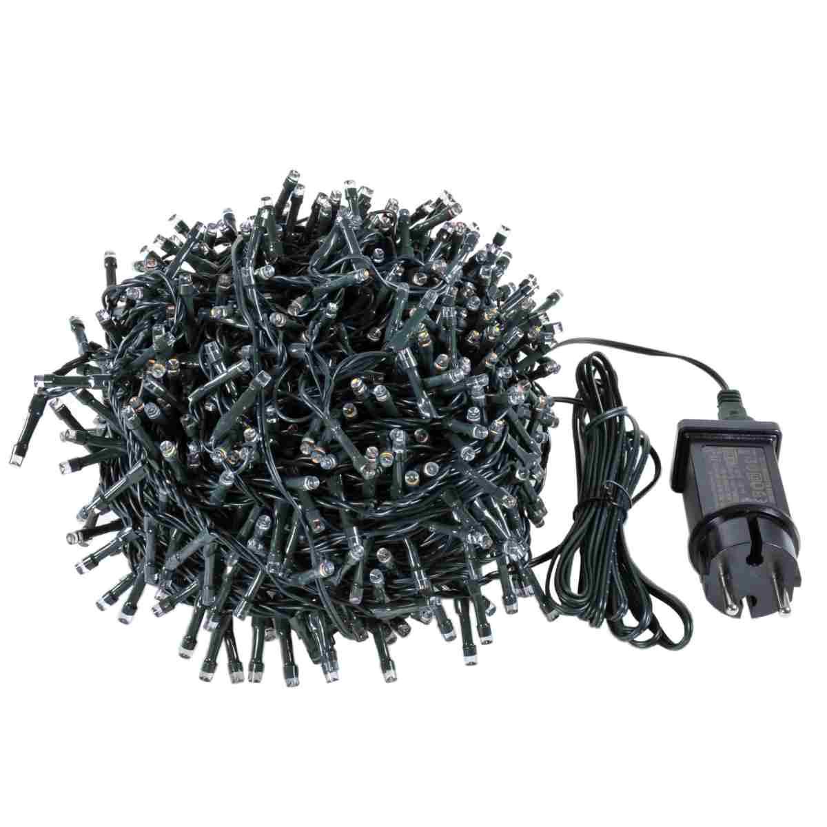 Luci Natale Esterno LED 960 Multicolor con Giochi |M2 Store