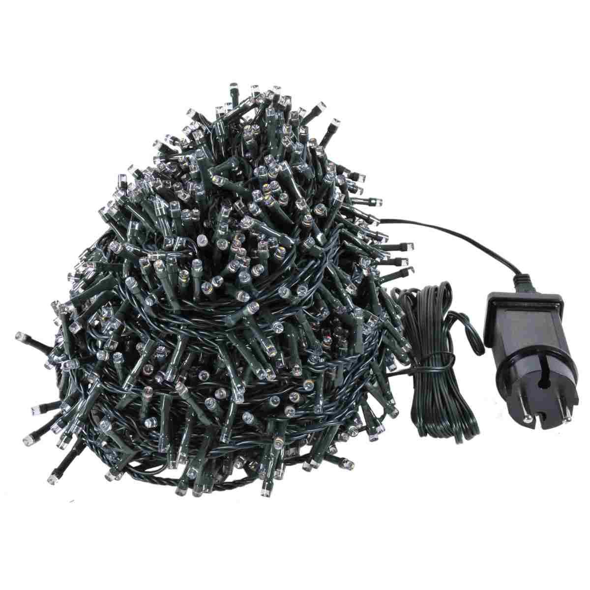 Luci Natale esterno LED 1200 Multicolor con Giochi |M2 Store