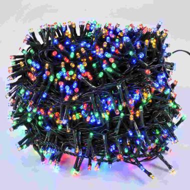 Luci Natale esterno LED 1200 Multicolor con Giochi |M2 Store