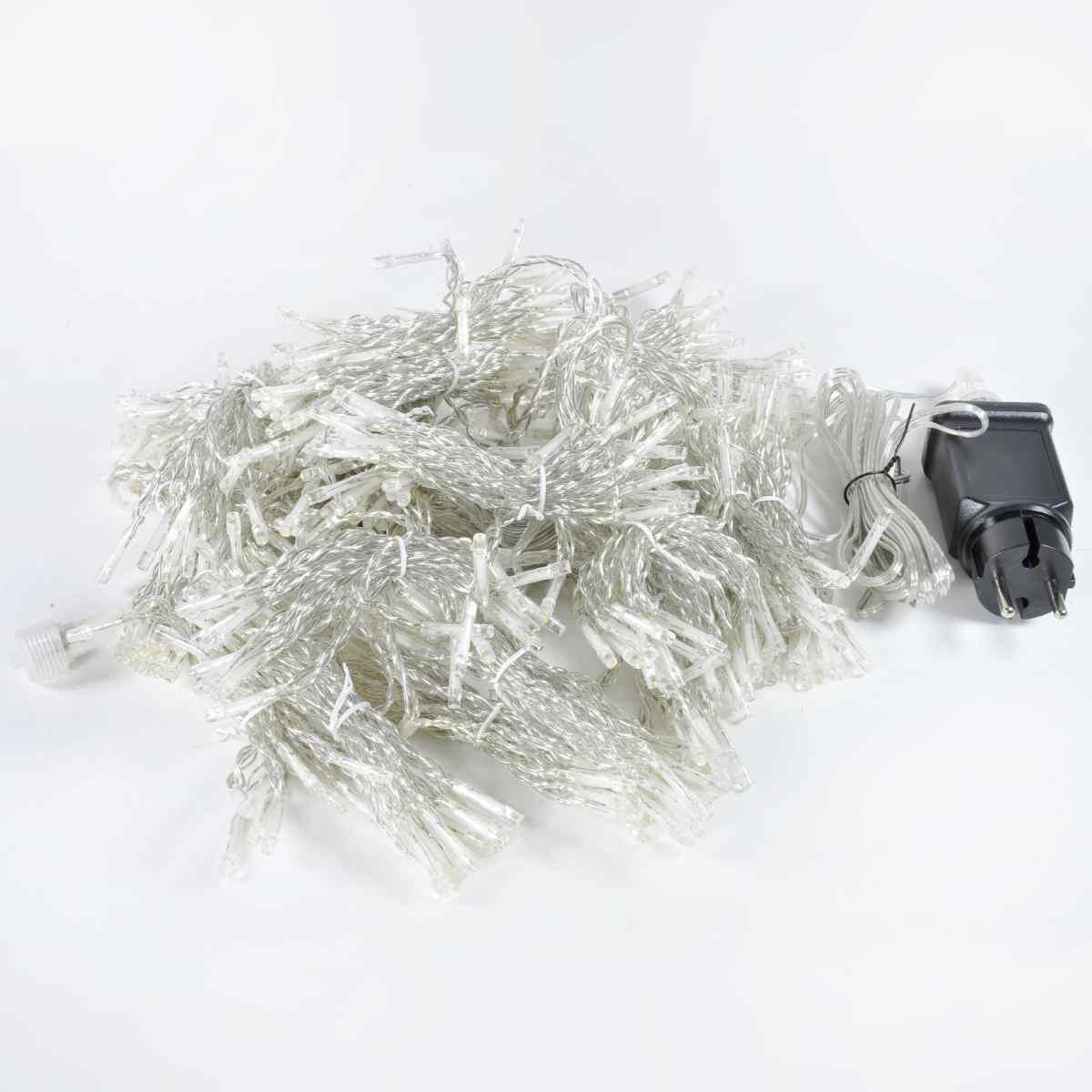 Luci Natale Tenda Esterno LED 528 Diamond Prolungabile cm.300xh220 |Silani