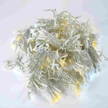 Luci Natale Tenda Esterno LED 528 Diamond Prolungabile cm.300xh220 |Silani