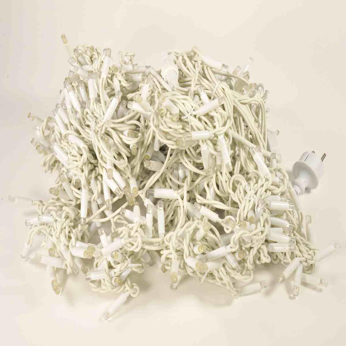 Luci Natale Tenda Esterno Professionale LED 528 Bianco Caldo Prolungabile cm.300Xh220 |Silani