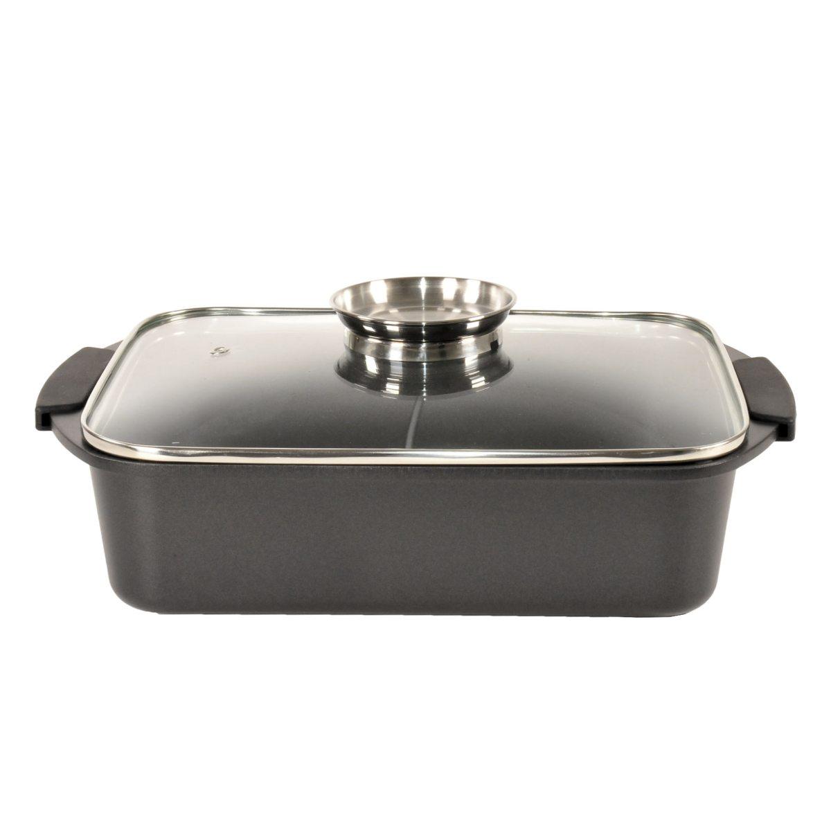 Lasagnera Mopita Q.B. Black Code con Coperchio cm.35x22 | Mopita