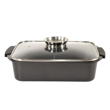 Lasagnera Mopita Q.B. Black Code con Coperchio cm.35x22 | Mopita