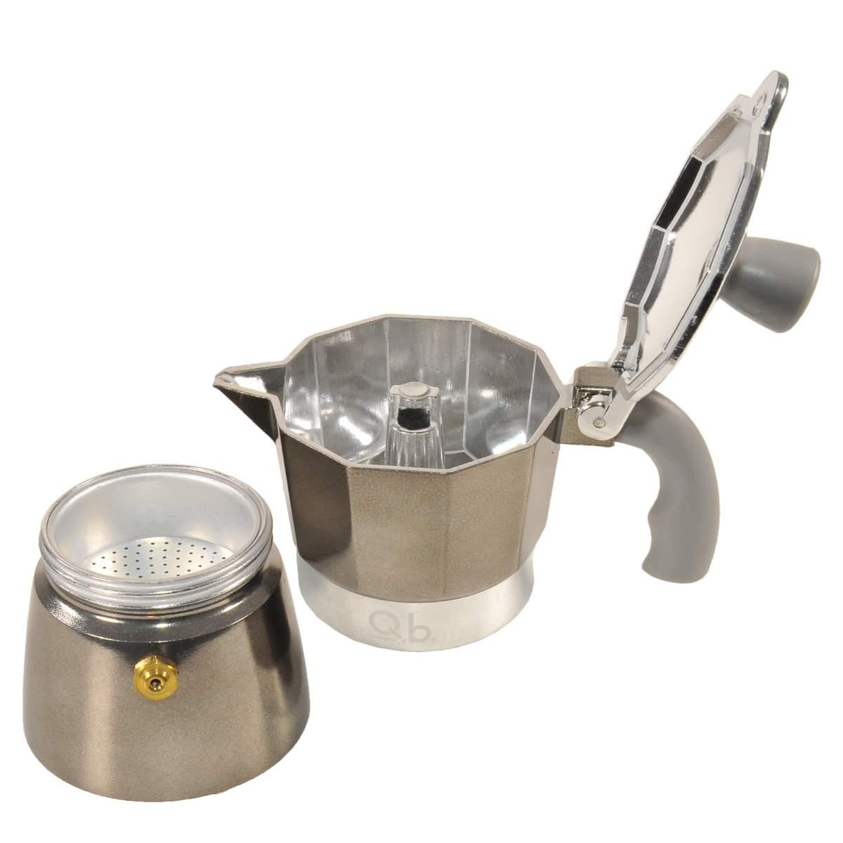 Caffettiera Moka Mopita 1 Tazze Grigio Fluo | Mopita