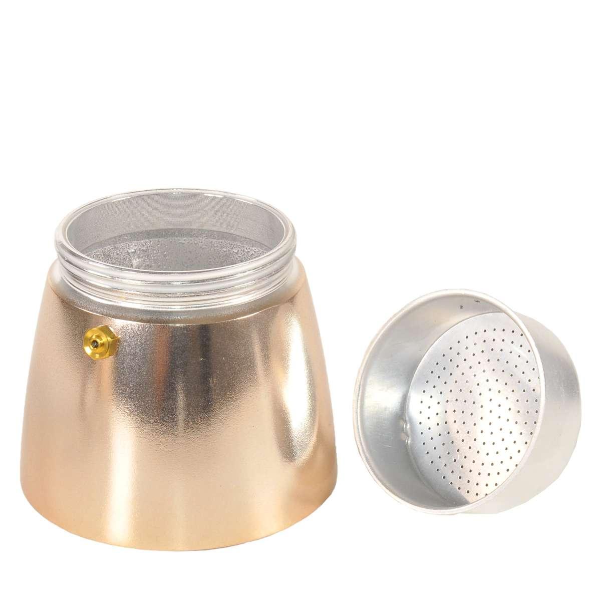 Caffettiera Moka Mopita 6 Tazze Black Code Gold | Mopita