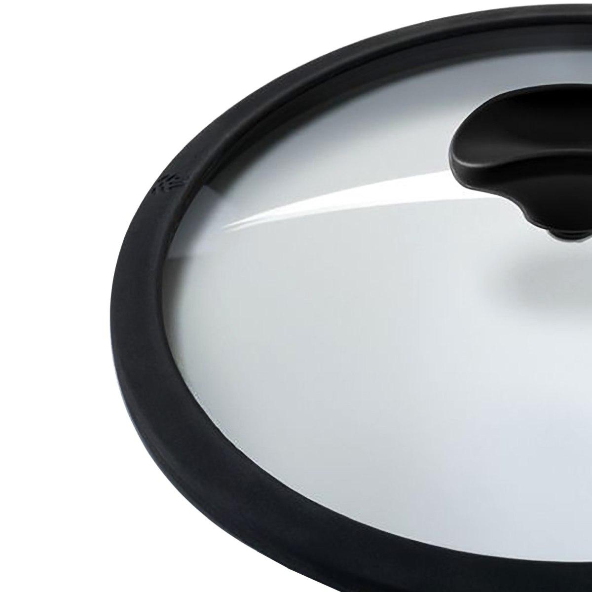 Coperchio Vetro Mopita Pomello Nero cm.26 | Mopita