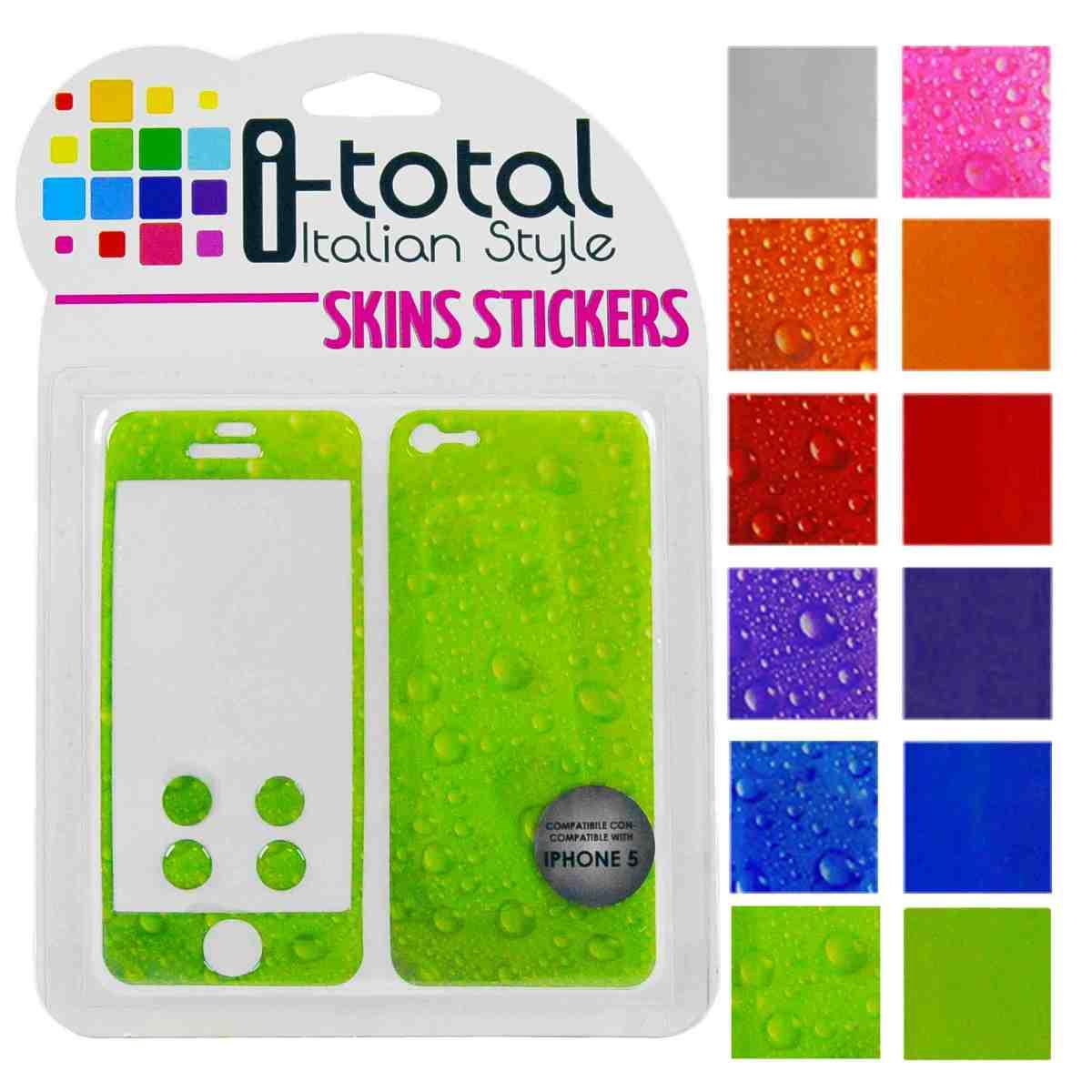 Sticker Adesivo iPhone 5 12 Colori | M2 Store