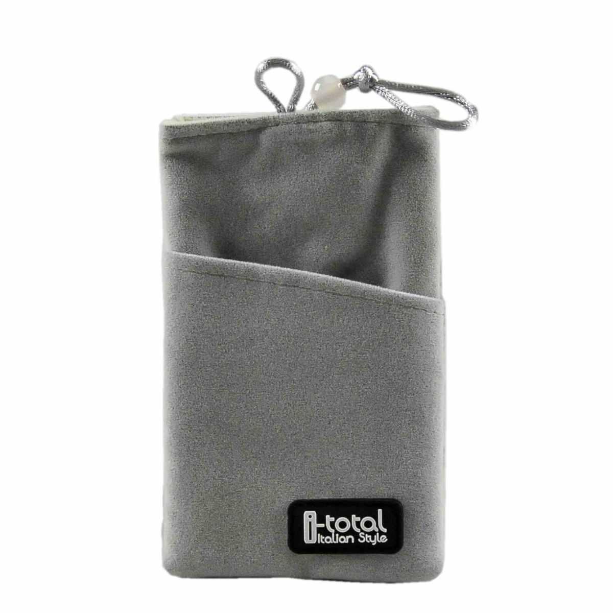 Cover Pochette Tessuto Universale Grigio | M2 Store