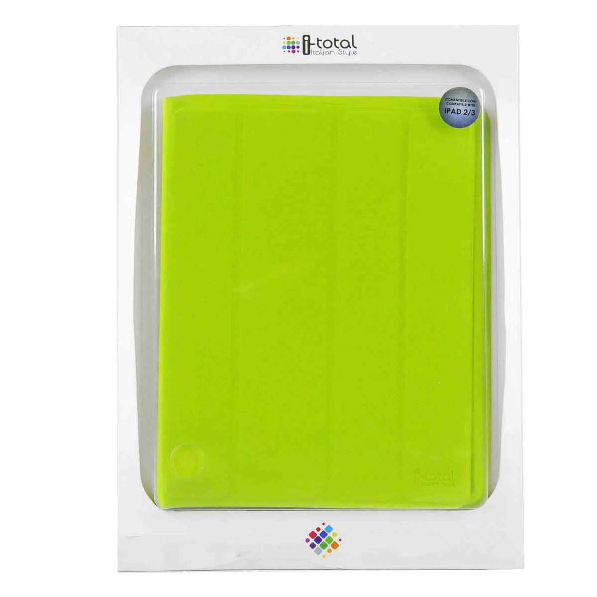 Cover IPAD 2 3 Tessuto Eco Pelle Verde | M2 Store