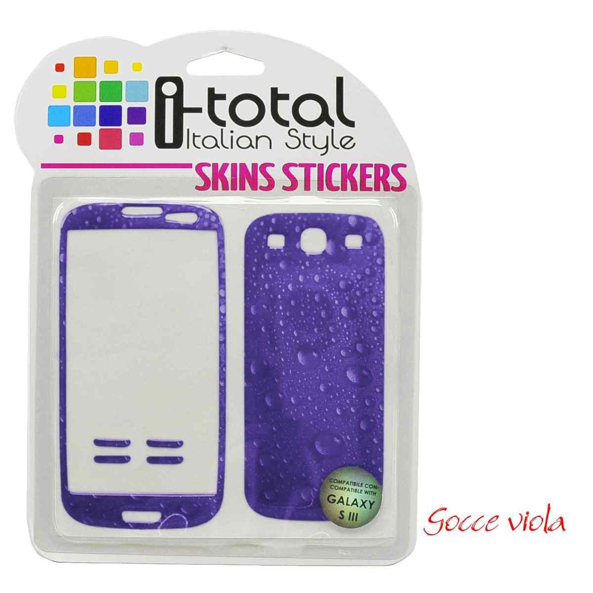 Sticker Adesivo Galaxy S3 10 Colori | M2 Store