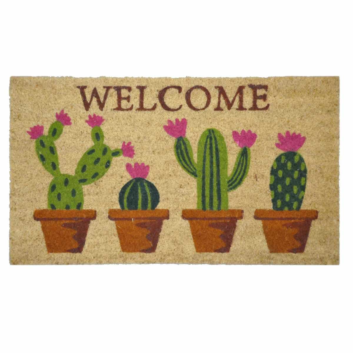 Zerbino Cocco Multicolor Cactus cm.40x70