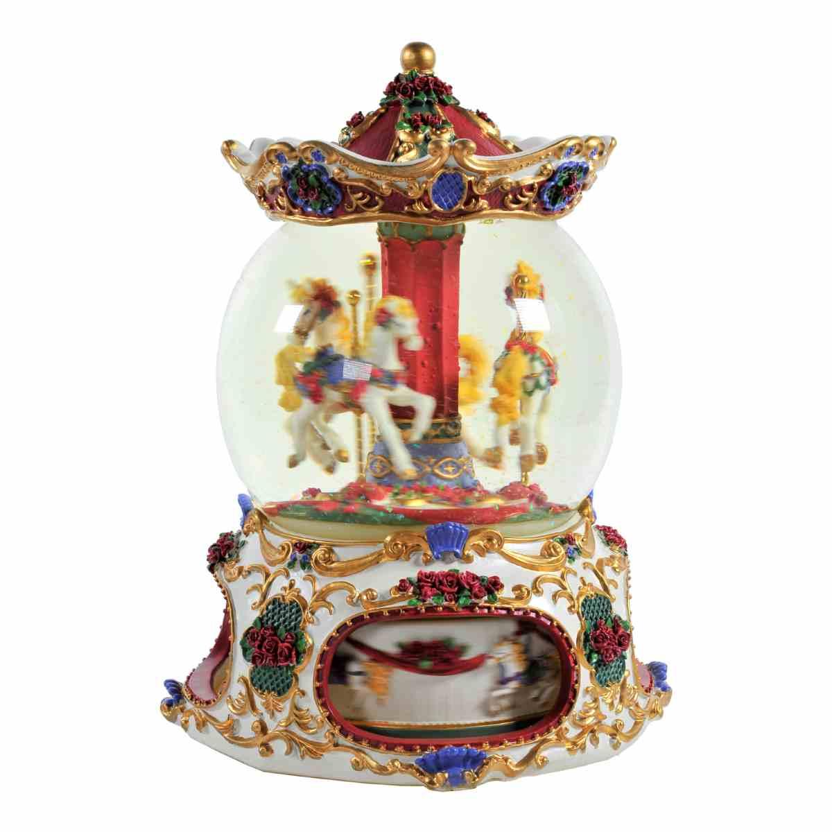 Giostra Lamart Sfera con Cavalli Carillon 18x27 |Lamart