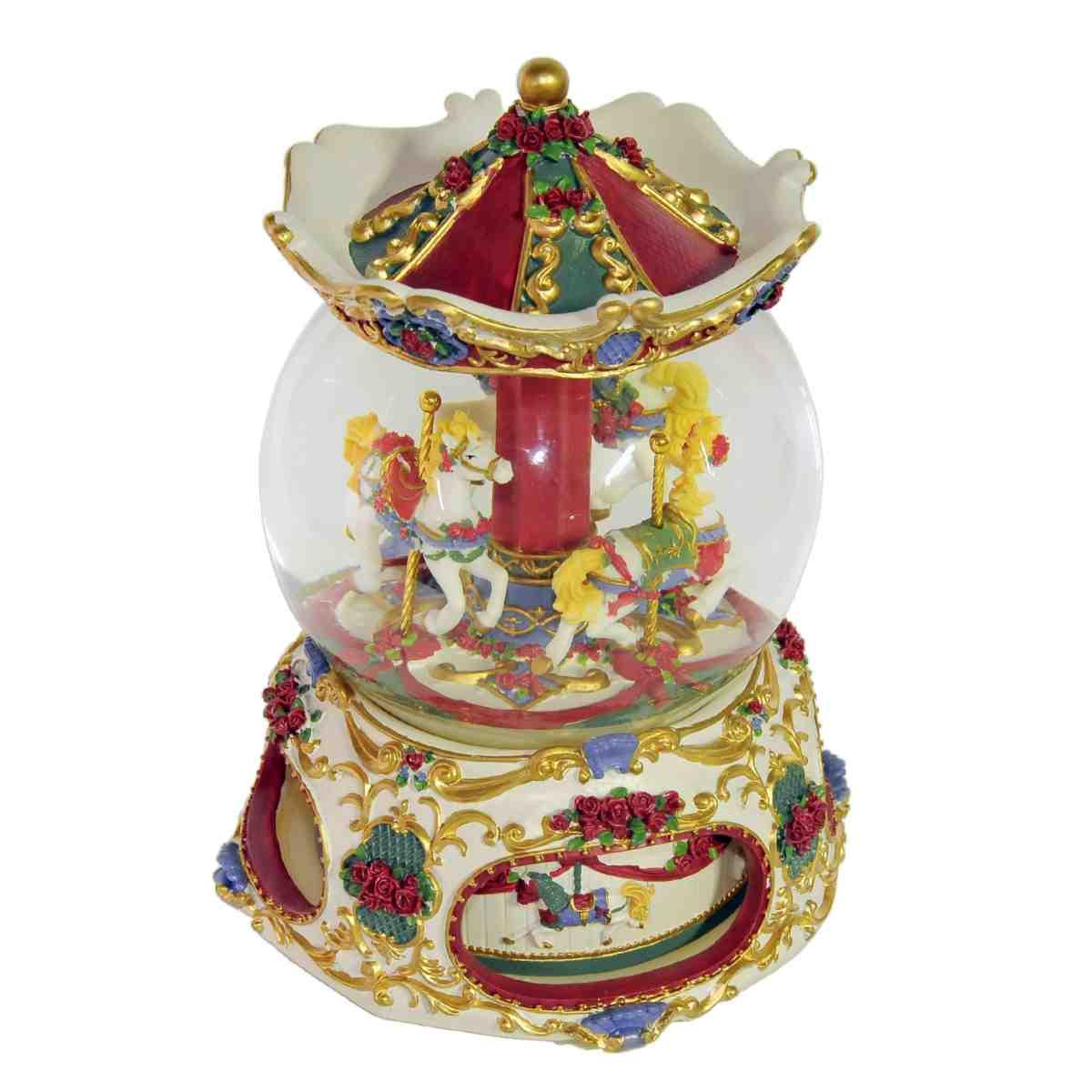 Giostra Lamart Sfera con Cavalli Carillon 18x27 |Lamart