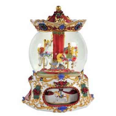 Giostra Lamart Sfera con Cavalli Carillon 18x27 |Lamart