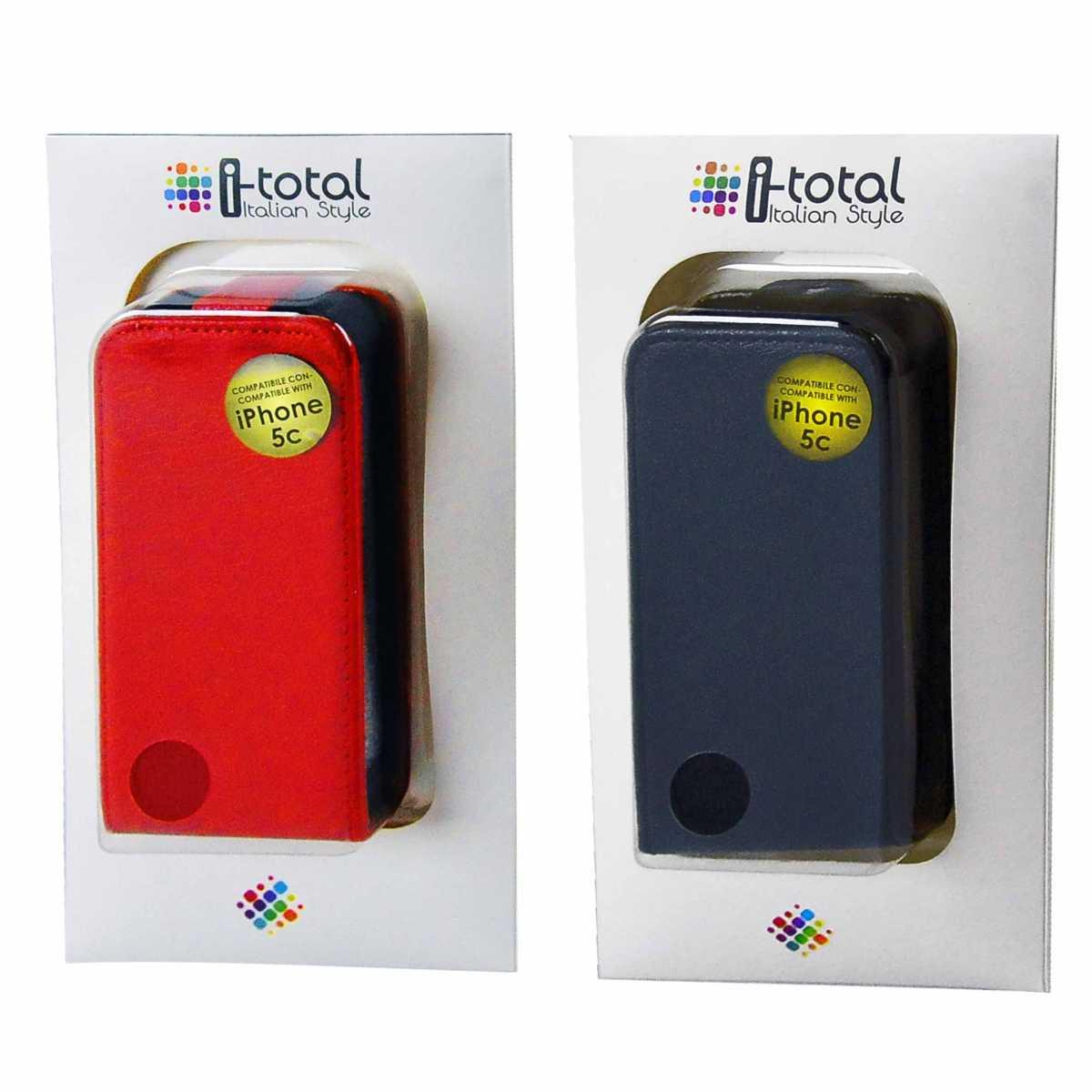 Cover iPhone 5C Sportello Eco Pelle 2 Colori | M2 Store