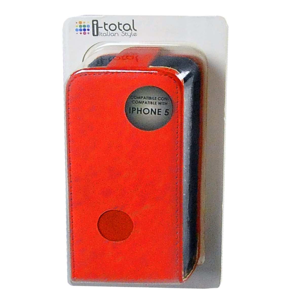 Cover iPhon 5 5S Eco Pelle Sportello 2 Colori | M2 Store