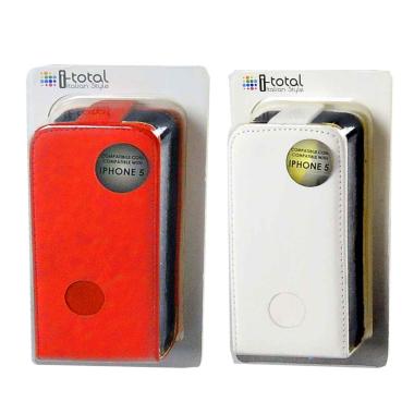 Cover iPhon 5 5S Eco Pelle Sportello 2 Colori | M2 Store