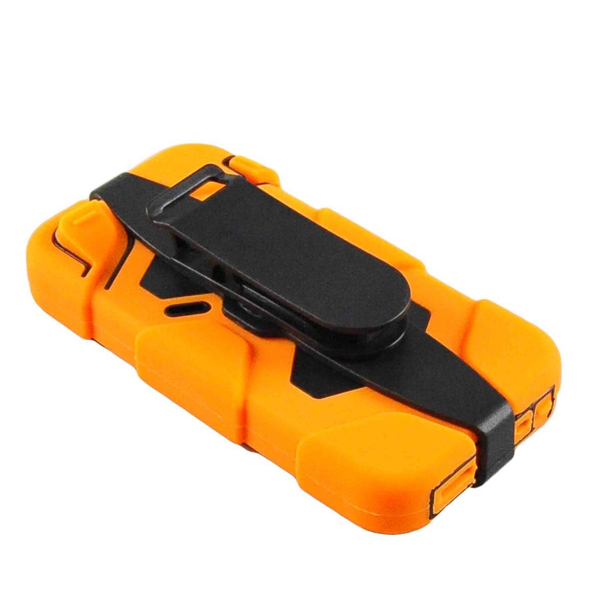 Cover iPhon 5 5S PVC Morbido con Pinza Nera | M2 Store