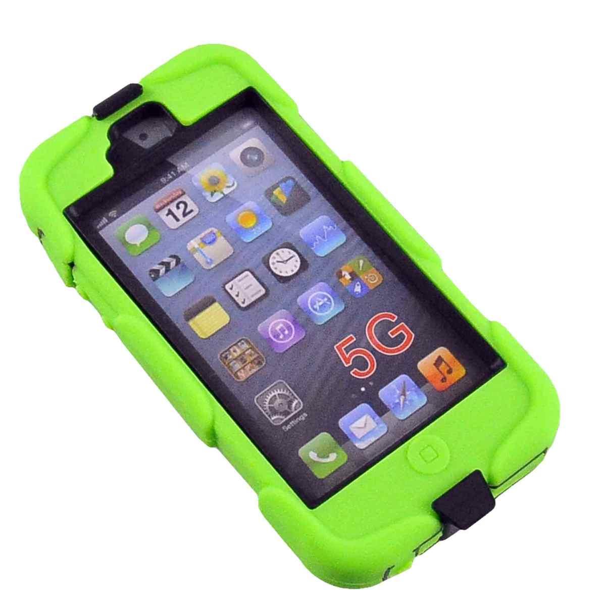 Cover iPhon 5 5S PVC Morbido con Pinza Nera | M2 Store