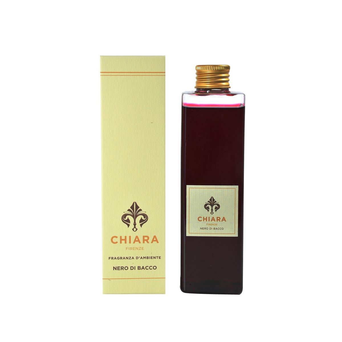 Profumatore Ambiente Diffusore Refill 250 con Bastoncini Nero Bacco | Chiara Firenze