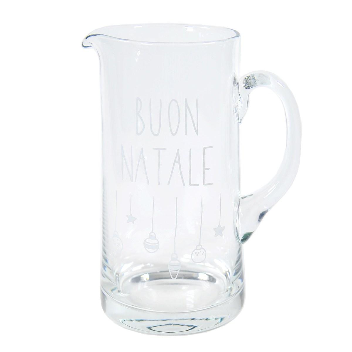 Caraffa Vetro Simple Day Buon Natale Lt.1,2 | Simple