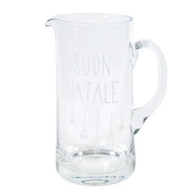 Caraffa Vetro Simple Day Buon Natale Lt.1,2 | Simple