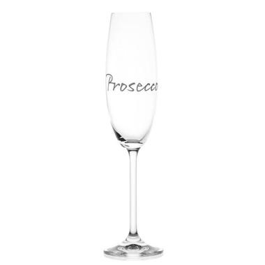 Bicchieri Vetro Set pz.2 Calice Flute Prosecco S/Day |Simple