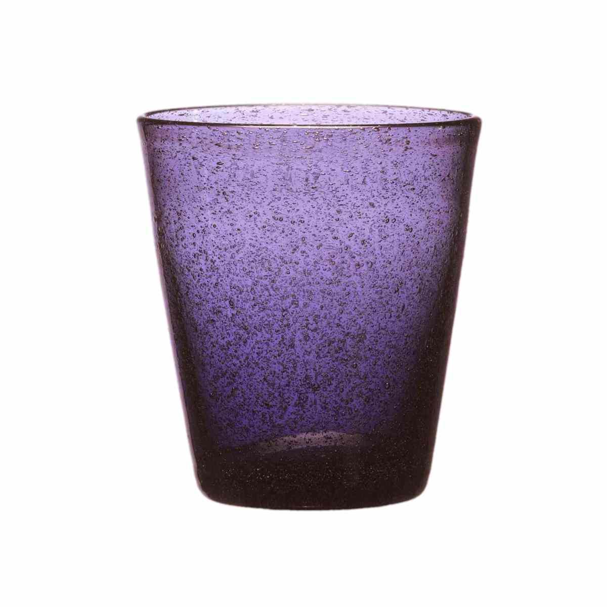 Bicchiere Vetro Singolo Acqua Surf Viola ml.300 | Allreds